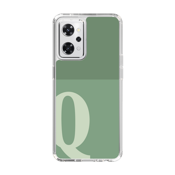 Slim Protection Case［ オリジナル - initial two tone - Q green ］