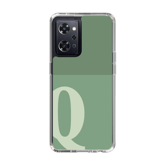 Slim Protection Case［ オリジナル - initial two tone - Q green ］