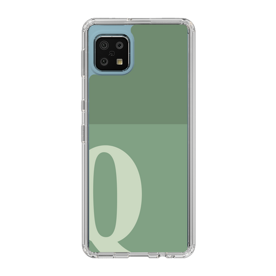 Slim Protection Case［ Original - initial two tone - Q green ］