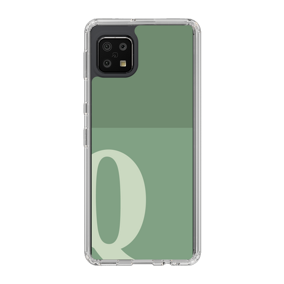 Slim Protection Case［ Original - initial two tone - Q green ］