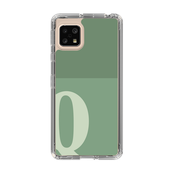 Slim Protection Case［ Original - initial two tone - Q green ］