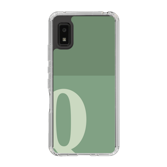 Slim Protection Case［ Original - initial two tone - Q green ］