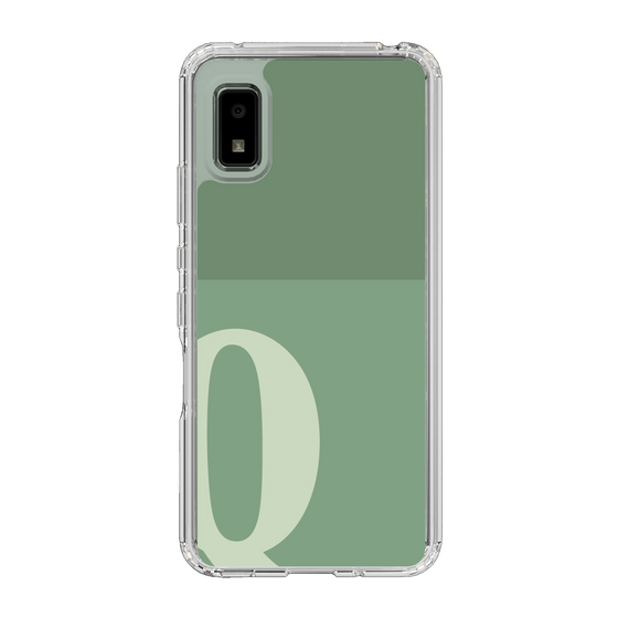 Slim Protection Case［ Original - initial two tone - Q green ］
