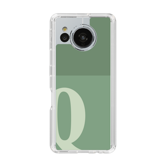 Slim Protection Case［ Original - initial two tone - Q green ］