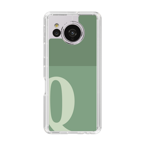 Slim Protection Case［ Original - initial two tone - Q green ］