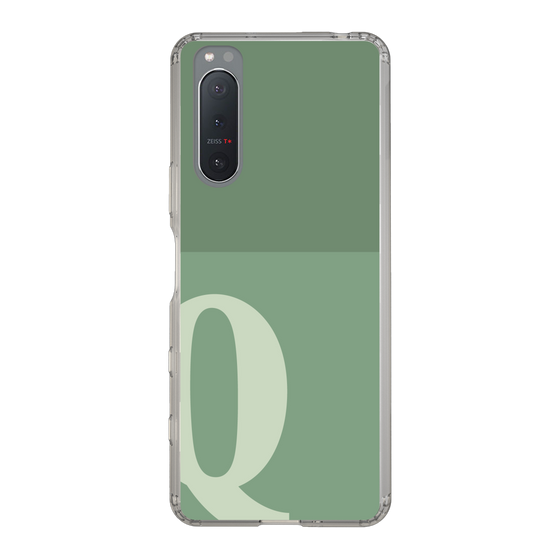 Slim Protection Case［ Original - initial two tone - Q green ］