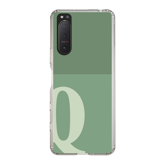 Slim Protection Case［ Original - initial two tone - Q green ］