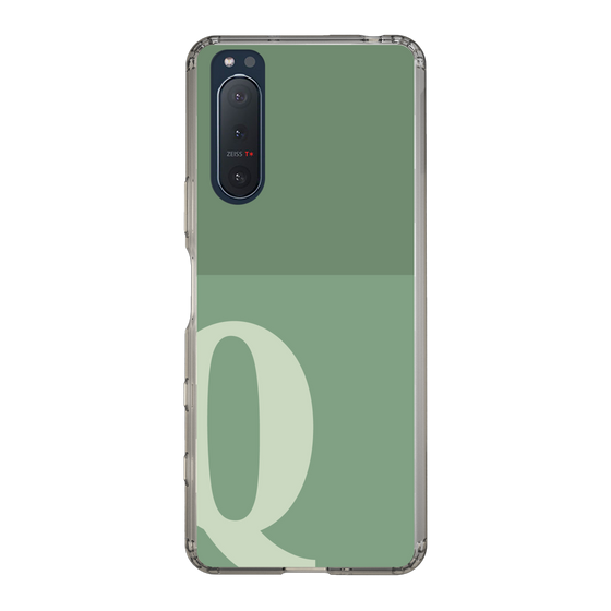 Slim Protection Case［ Original - initial two tone - Q green ］