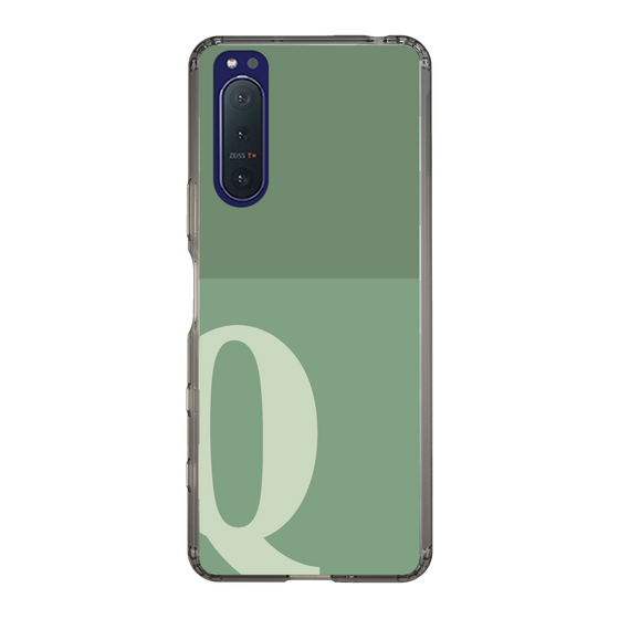 Slim Protection Case［ Original - initial two tone - Q green ］