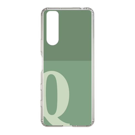 Slim Protection Case［ Original - initial two tone - Q green ］
