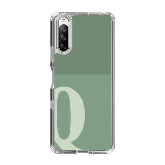 Slim Protection Case［ Original - initial two tone - Q green ］