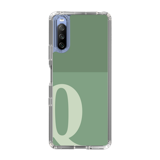 Slim Protection Case［ Original - initial two tone - Q green ］