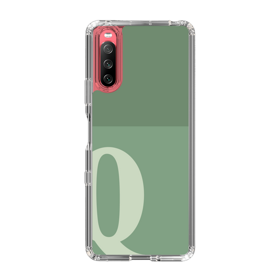 Slim Protection Case［ Original - initial two tone - Q green ］