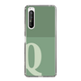 Slim Protection Case［ Original - initial two tone - Q green ］