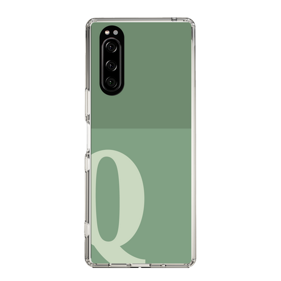 Slim Protection Case［ Original - initial two tone - Q green ］