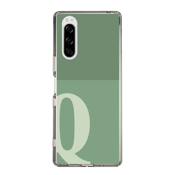 Slim Protection Case［ Original - initial two tone - Q green ］
