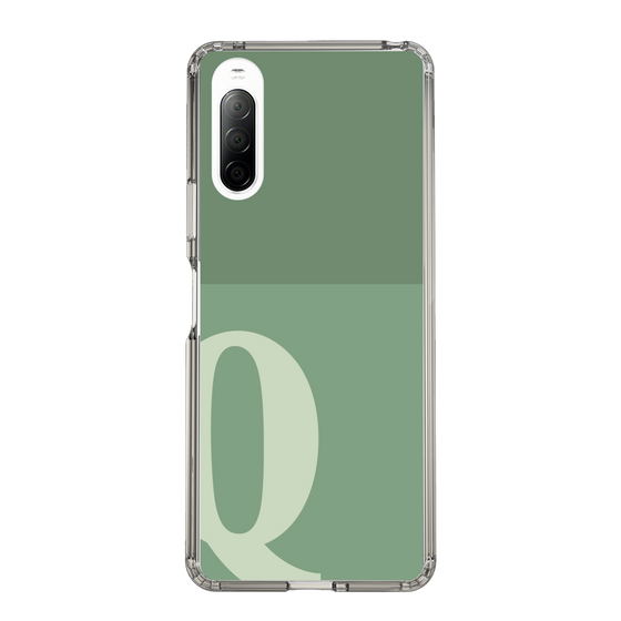 Slim Protection Case［ Original - initial two tone - Q green ］