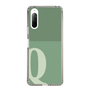 Slim Protection Case［ Original - initial two tone - Q green ］