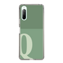 Slim Protection Case［ Original - initial two tone - Q green ］