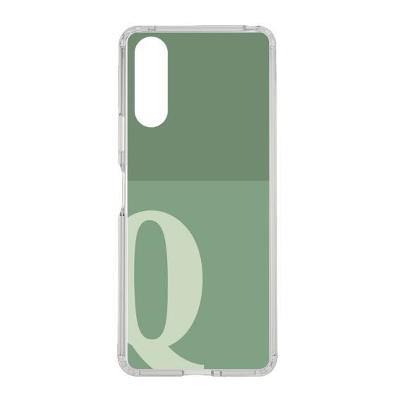 Slim Protection Case［ Original - initial two tone - Q green ］