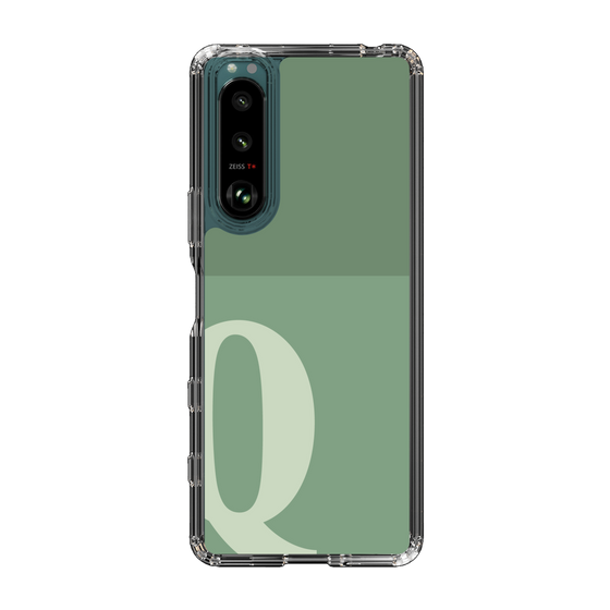 Slim Protection Case［ Original - initial two tone - Q green ］