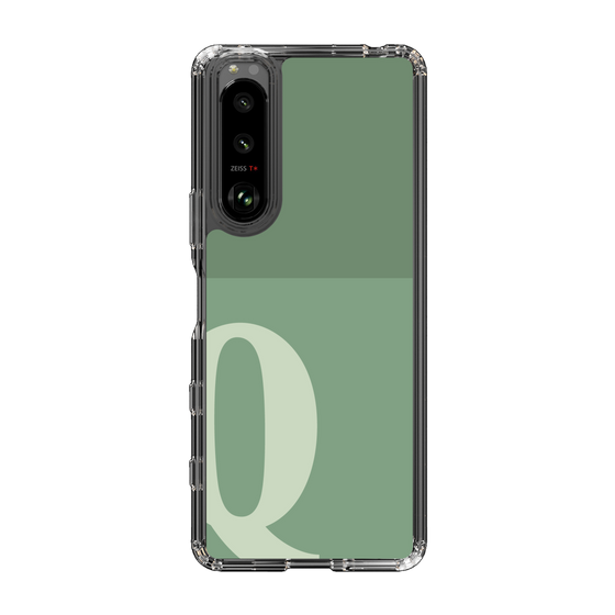 Slim Protection Case［ Original - initial two tone - Q green ］