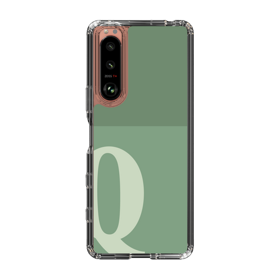 Slim Protection Case［ Original - initial two tone - Q green ］