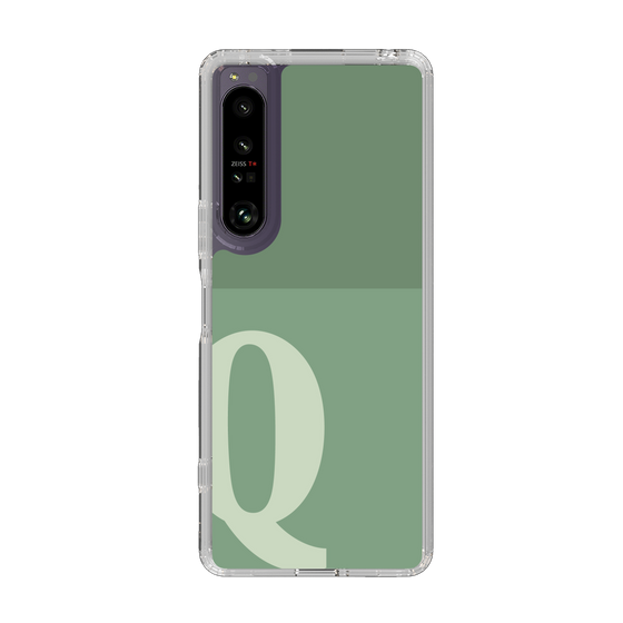 Slim Protection Case［ Original - initial two tone - Q green ］