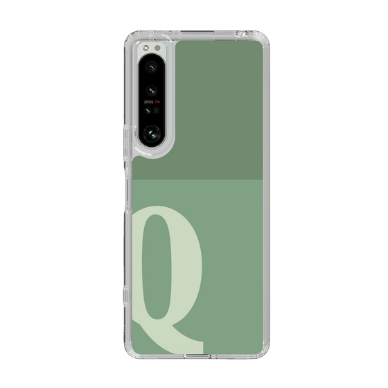 Slim Protection Case［ Original - initial two tone - Q green ］
