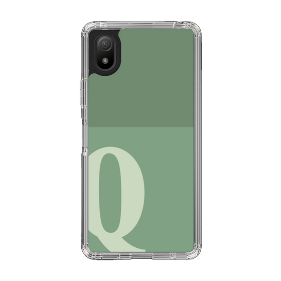 Slim Protection Case［ Original - initial two tone - Q green ］