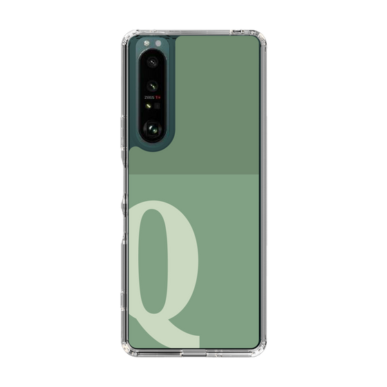 Slim Protection Case［ Original - initial two tone - Q green ］