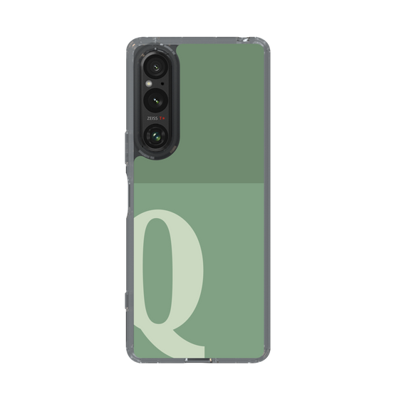 Slim Protection Case［ Original - initial two tone - Q green ］