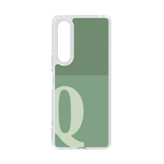 Slim Protection Case［ Original - initial two tone - Q green ］