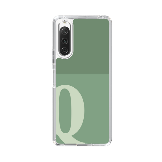 Slim Protection Case［ Original - initial two tone - Q green ］