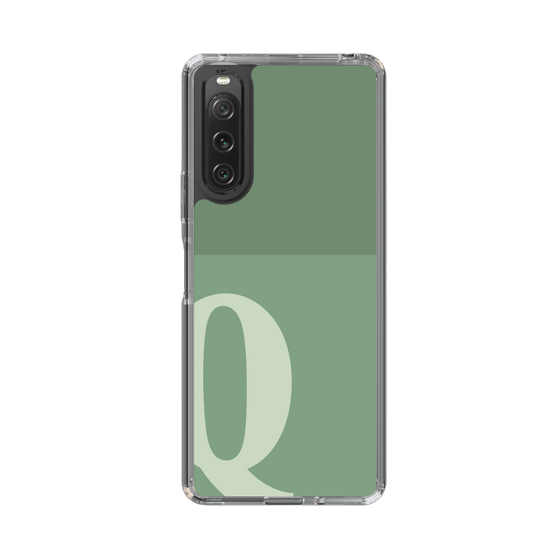 Slim Protection Case［ Original - initial two tone - Q green ］