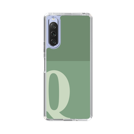 Slim Protection Case［ Original - initial two tone - Q green ］