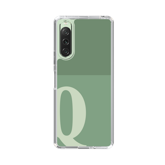 Slim Protection Case［ Original - initial two tone - Q green ］