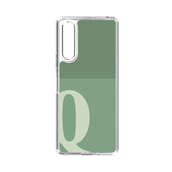 Slim Protection Case［ Original - initial two tone - Q green ］