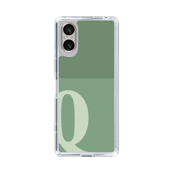 Slim Protection Case［ Original - initial two tone - Q green ］