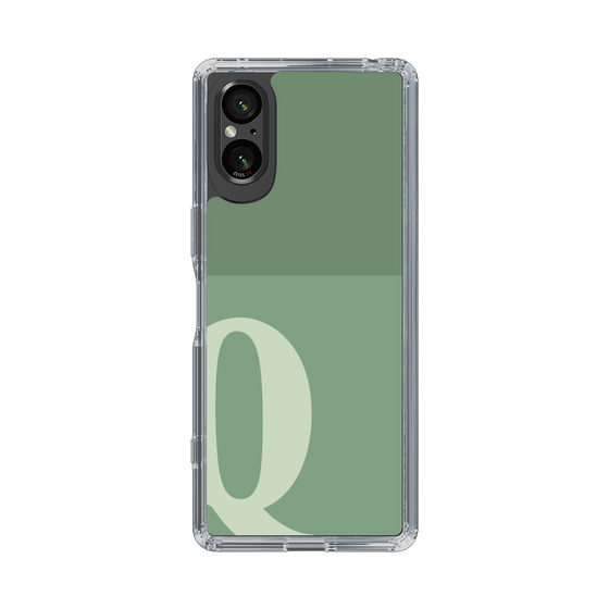 Slim Protection Case［ Original - initial two tone - Q green ］