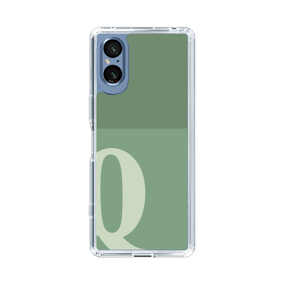 Slim Protection Case［ Original - initial two tone - Q green ］