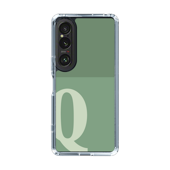 Slim Protection Case［ Original - initial two tone - Q green ］