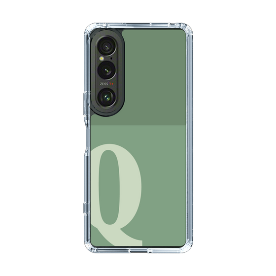 Slim Protection Case［ Original - initial two tone - Q green ］