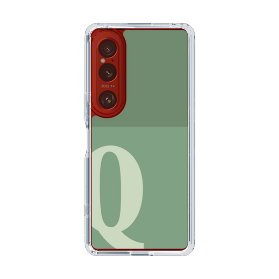 Slim Protection Case［ Original - initial two tone - Q green ］