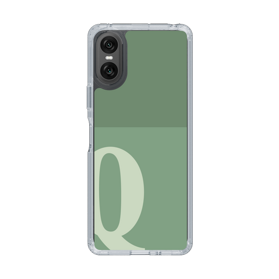 Slim Protection Case［ Original - initial two tone - Q green ］
