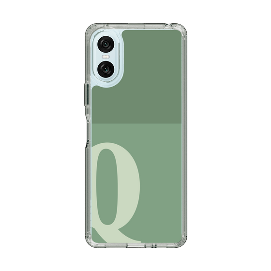 Slim Protection Case［ Original - initial two tone - Q green ］