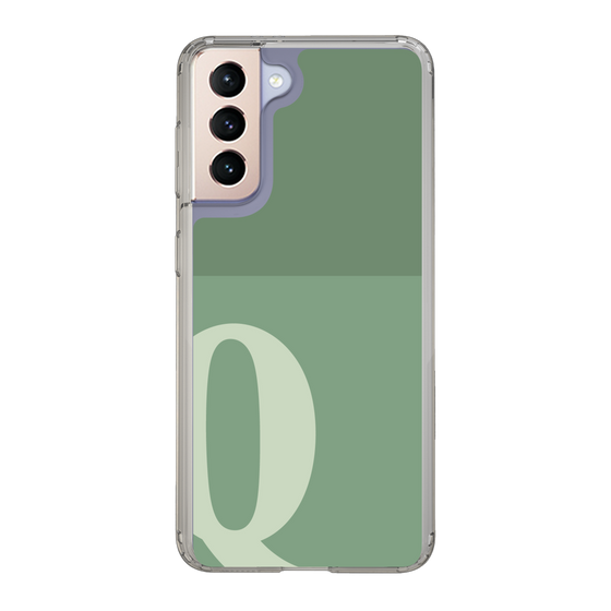 Slim Protection Case［ Original - initial two tone - Q green ］