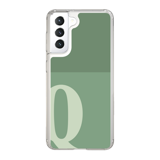 Slim Protection Case［ Original - initial two tone - Q green ］