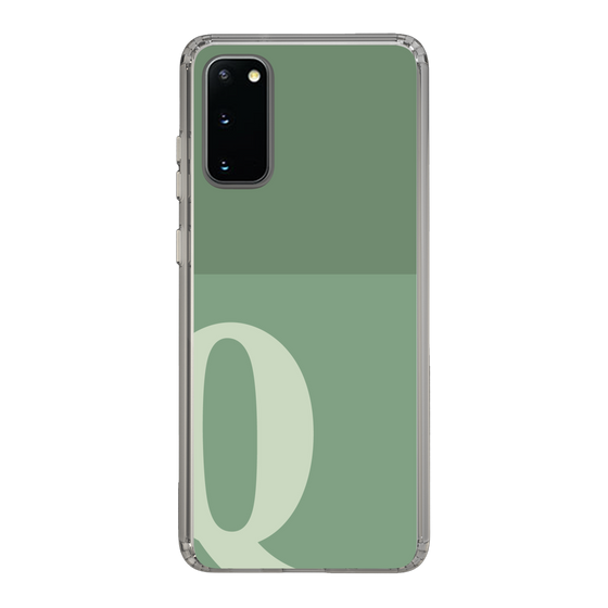 Slim Protection Case［ Original - initial two tone - Q green ］