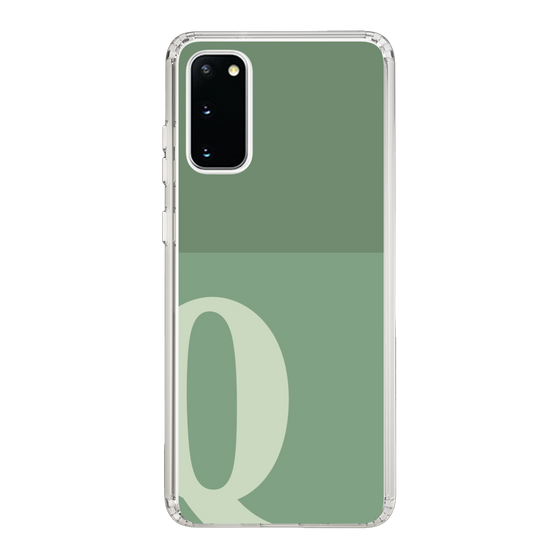 Slim Protection Case［ Original - initial two tone - Q green ］